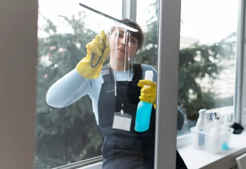 Nettoyage de vitres intérieures et extérieures à Saint-Léger-de-Montbrillais